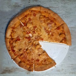 Deska do pizzy biała, średnica 32cm