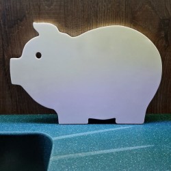 Deska w kształcie świnki, mini 22x13.5cm