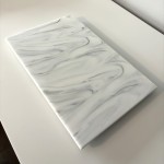 Patera 44x29x2.5cm w dekorze Grandex Carrara Lunar