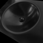 Umywalka Gianna (średnica ~40cm) w blacie o grubości 2.4cm lub 3cm (szer. blatu do 60cm)