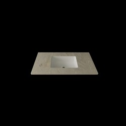 Umywalka prostokątna w blacie o długości 90cm marmo (gr. 2.4cm)