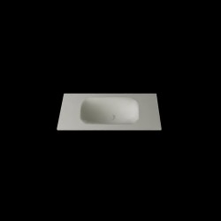 Umywalka wygięta w blacie o długości 100cm Elena (gr. 2.4cm)